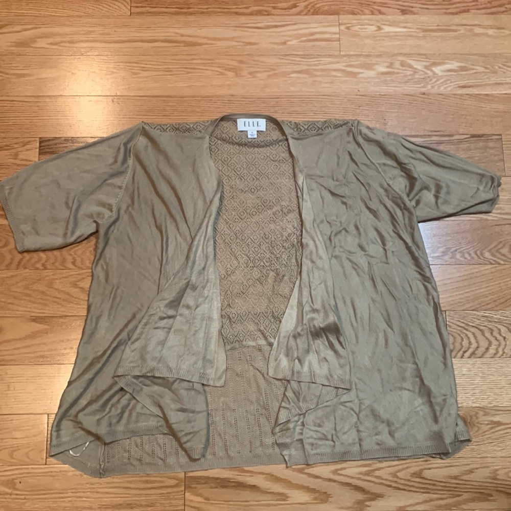 Tan cardigan